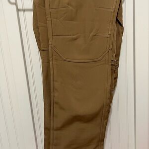 Men's Brown Fleece lined cargo style sweat pants